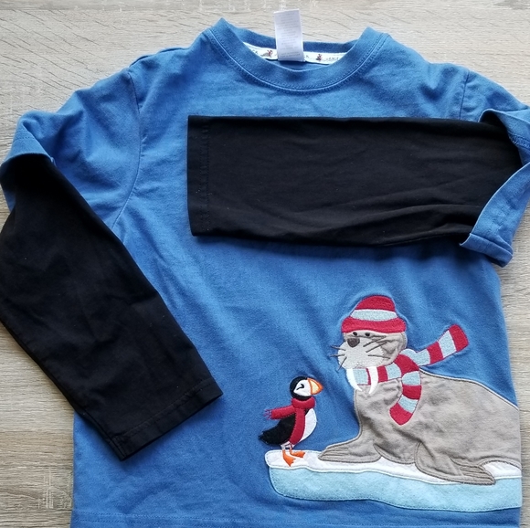 2009 vguc Janie & Jack walrus & puffin tee - Picture 16 of 16